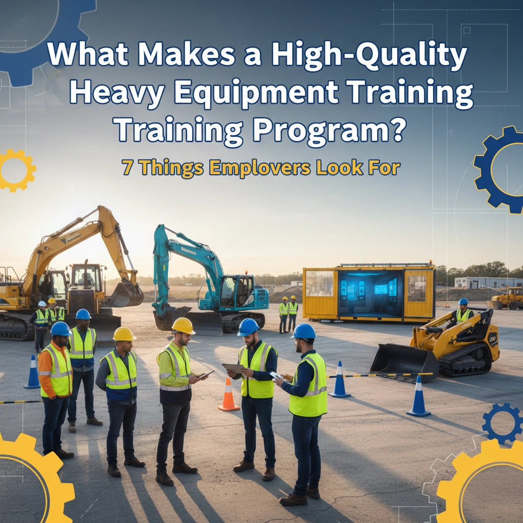 What Makes a High-Quality Heavy Equipment Training Program? 7 Things Employers Look For