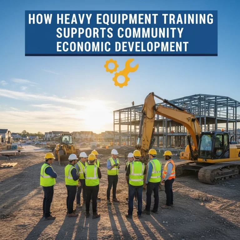 How Heavy Equipment Training Supports Community Economic Development