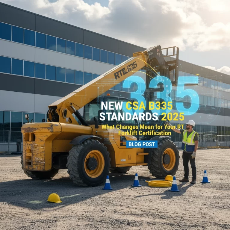 New CSA B335 Standards 2025: What Changes Mean for Your RT Forklift Certification