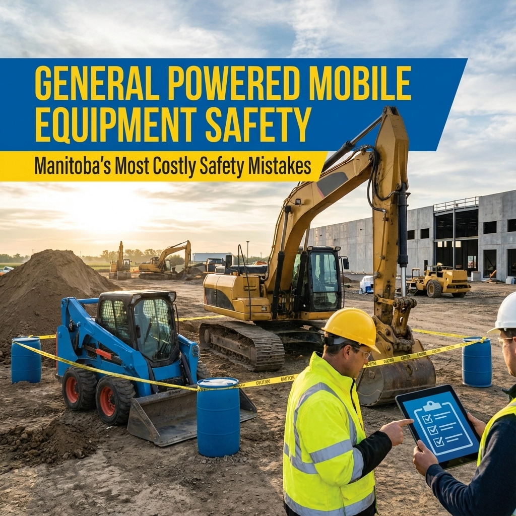General Powered Mobile Equipment Safety: Manitoba safety compliance and Manitoba’s Most Costly Safety Mistakes