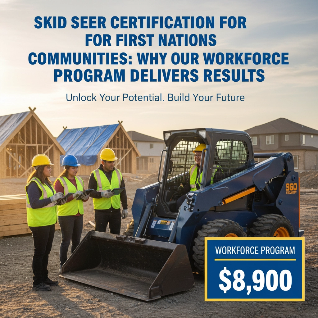 First Nations Training Manitoba: Skid Steer Certification and Skid Steer Training for Communities and Why Our $8,900 Workforce Program Delivers Results
